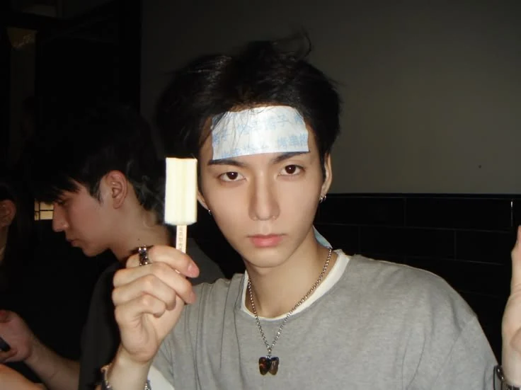 Natha holding an ice pop